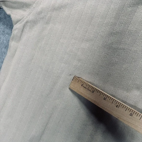 VTG Harley‎ Davidson Embroidered Polo Shirt Men's L Ribbed Tan Khaki Made in USA - Picture 6 of 9